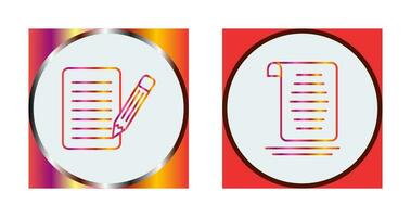 checklist and document  Icon vector