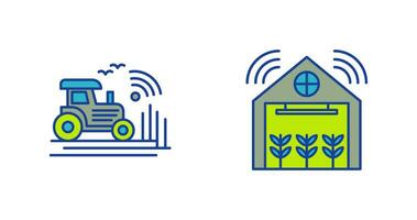 Cultivation and Warehouse Icon vector