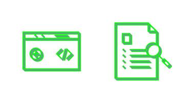 clean code and case study Icon vector