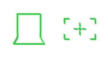 back stand and focus Icon vector