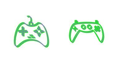 Gaming Console and Gaming Console Icon vector