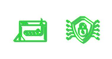 Phishing Password and Security Icon vector