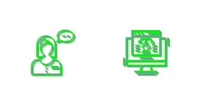 Consulting and Web Design Icon vector