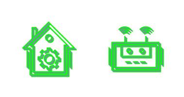 Home Automation and Router Icon vector