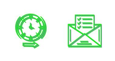 Direction and Check List Icon vector