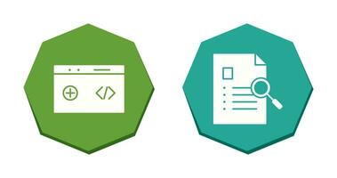 clean code and case study Icon vector