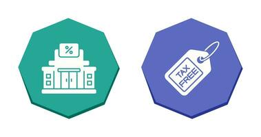 Tax Office and Tax Icon vector