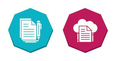 Document and File Icon vector