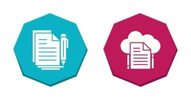 Document and File Icon vector