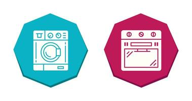 Washing Machine and Stove Icon vector