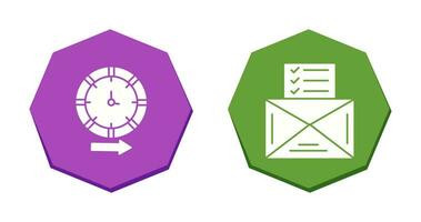 Direction and Check List Icon vector