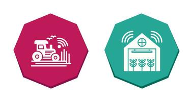 Cultivation and Warehouse Icon vector