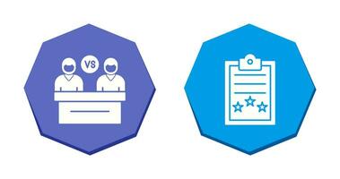 Meeting and Result Icon vector