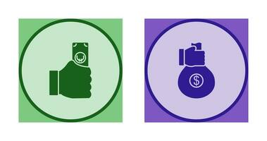 casg and money sharing  Icon vector