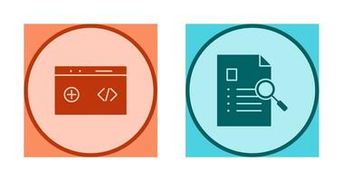 clean code and case study Icon vector