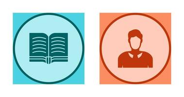 Book and Judge Icon vector
