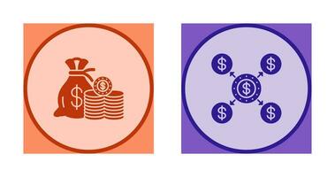 Saving and Distribution Icon vector
