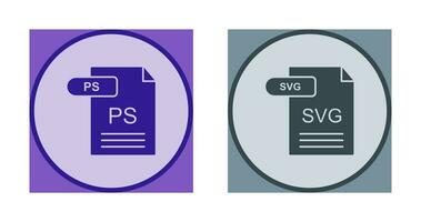 PS and SVG Icon vector