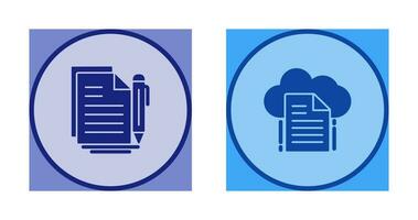 Document and File Icon vector