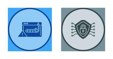 Phishing Password and Security Icon vector