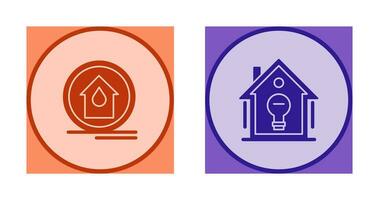 Fire Alarm and Home Automation Icon vector