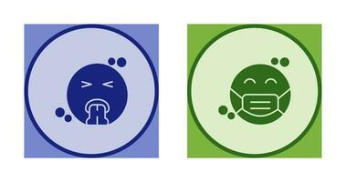 Vomit and Mask Icon vector