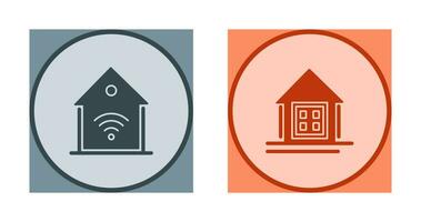 Smart Home and Window Icon vector