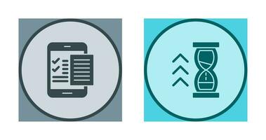 Check List and Quick Response Icon vector