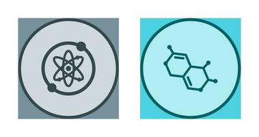 Proton and Molecule Icon vector