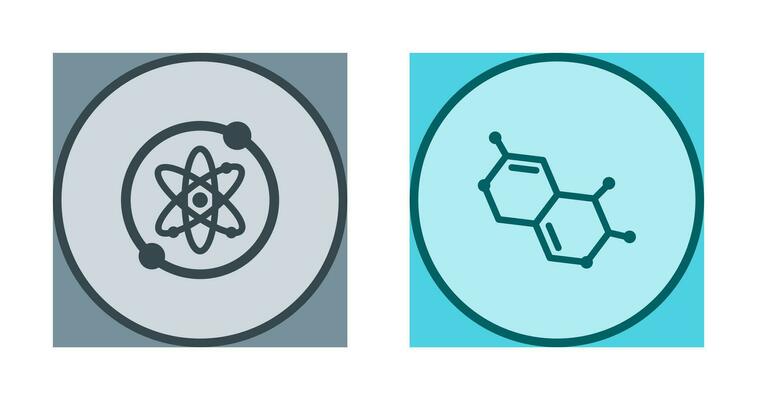 Proton and Molecule Icon