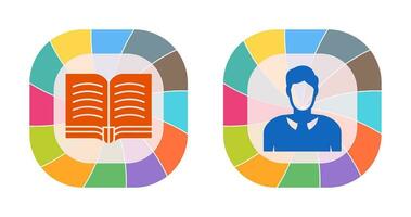 Book and Judge Icon vector