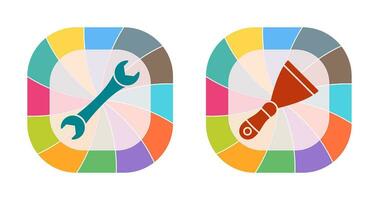 Spanner and Spatula Icon vector