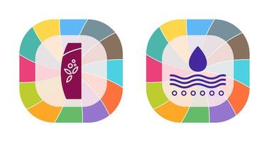 Natural and Moisture Icon vector