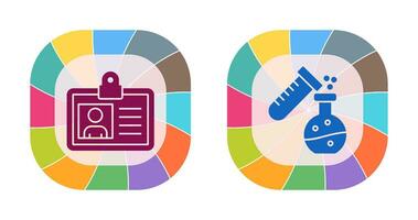 Identity and Lab Icon vector