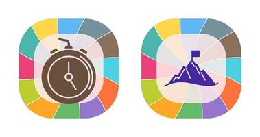 Deadline and Mission Icon vector