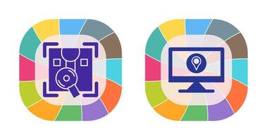 Order Tracking and Location Icon vector