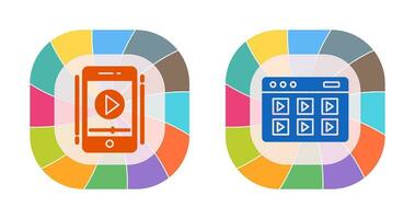 Smartphone and Online Course Icon vector