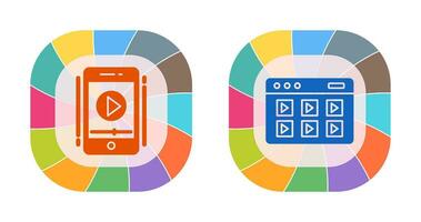 Smartphone and Online Course Icon vector