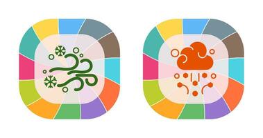 Blizzard and Hail Icon vector