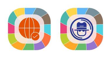 Internet and Spy Icon vector