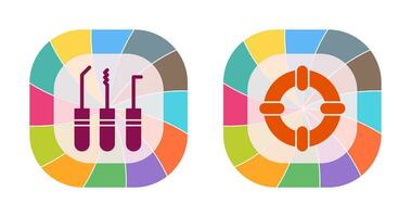 Lockpick and Life Guards Icon vector