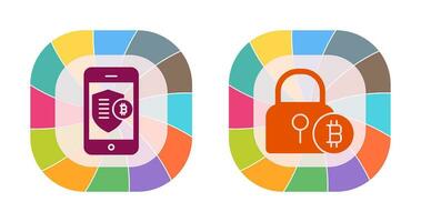 Shield and Lock Icon vector