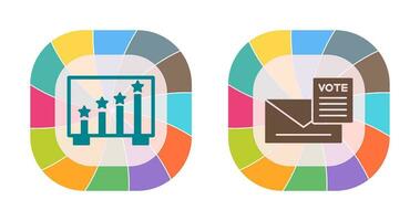 clasificación y letra icono vector