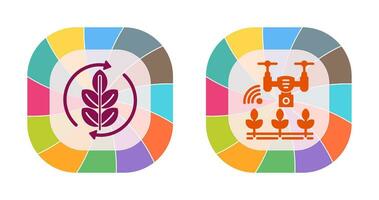 Agronomy and Smart Farm Icon vector