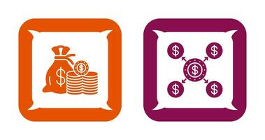 Saving and Distribution Icon vector