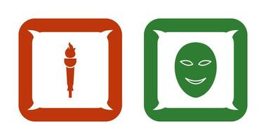 Museum Torch and Ancient Icon vector
