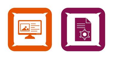 Content Planning and Content Management Icon vector