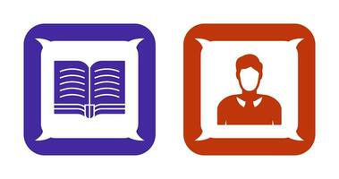 Book and Judge Icon vector