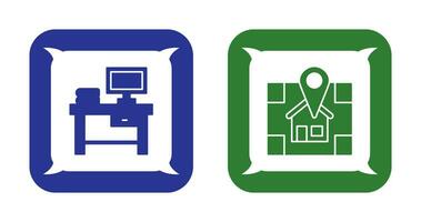 Table and Navigator Icon vector