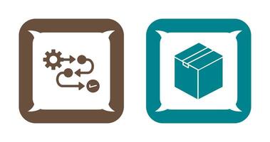 Process and Package Icon vector